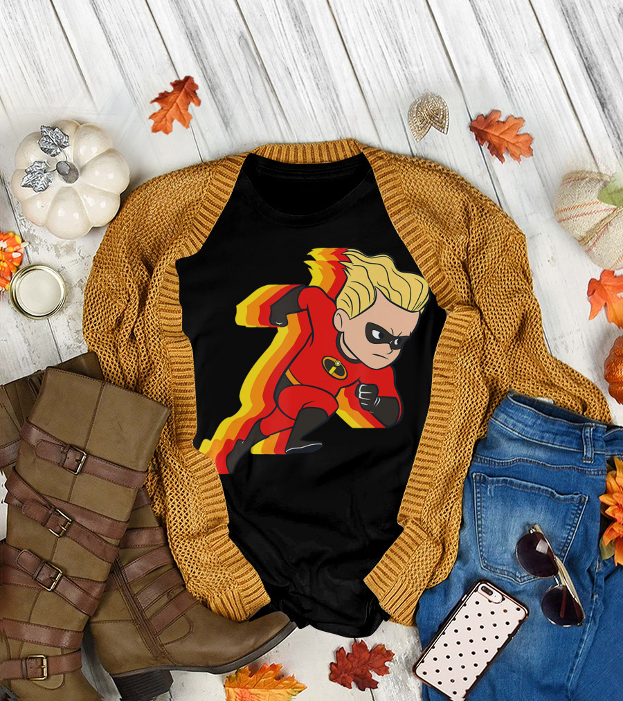 Disney Pixar Incredibles Dash Parr Speed Run T-Shirt