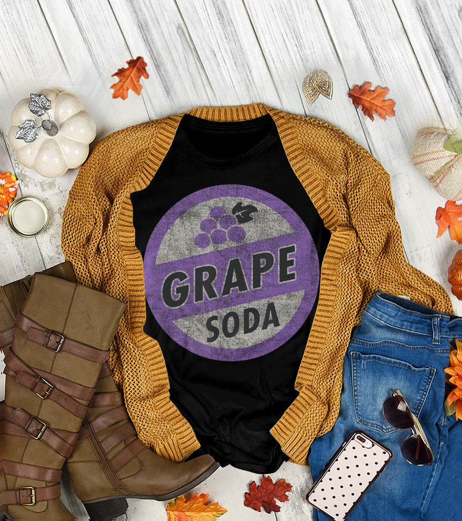 Grape Soda Badge Disney Pixar Up Movie Iconic Bottle Cap Pin T-Shirt