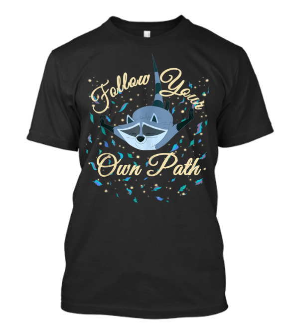 Disney Pocahontas Meeko Follow Your Own Path Raccoon T-Shirt