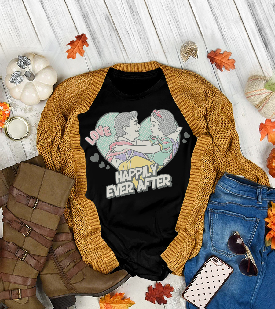 Disney Snow White Happily Ever After Love T-Shirt