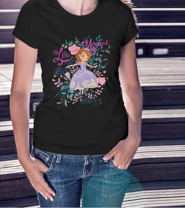 Disney Sofia The First Life Is Magical Sweet T-Shirt