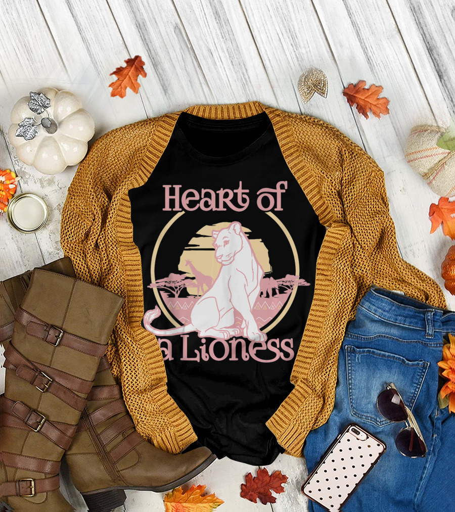 Heart of a Lioness Disney The Lion King Nala African Savannah T-Shirt