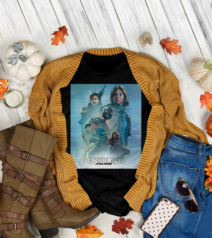 Rogue One A Star Wars Story Celebration Mural T-Shirt