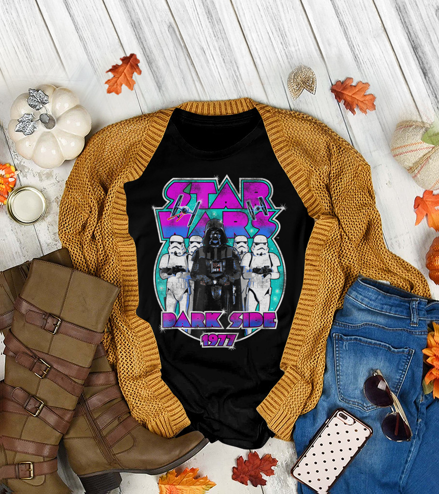 Star Wars Dark Side Darth Vader Trooper 1977 T-Shirt