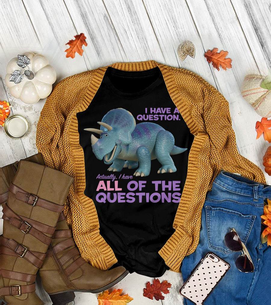 Disney Pixar Toy Story 4 Trixie I Have All of the Questions T-Shirt