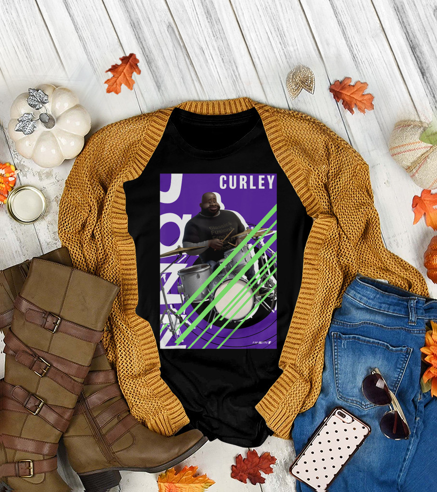 Disney Pixar Soul Curley Classic Fusion Jazz Drummer T-Shirt