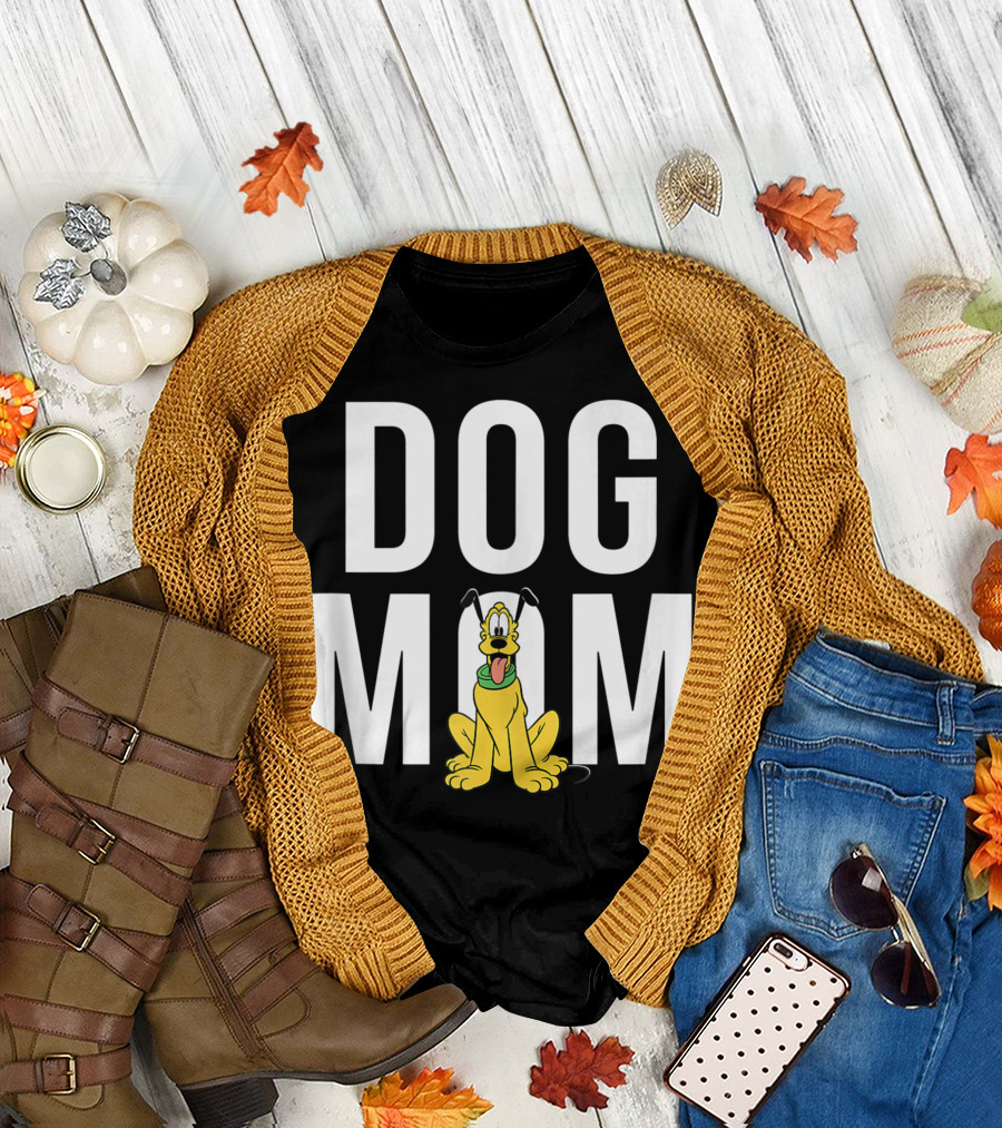 Dog Mom Disney Pluto T-Shirt