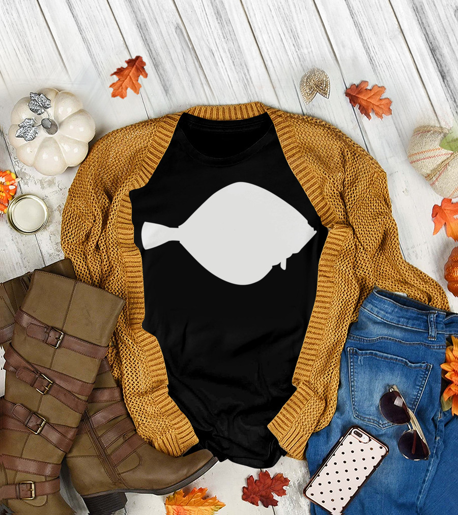 Flounder Silhouette T-Shirt