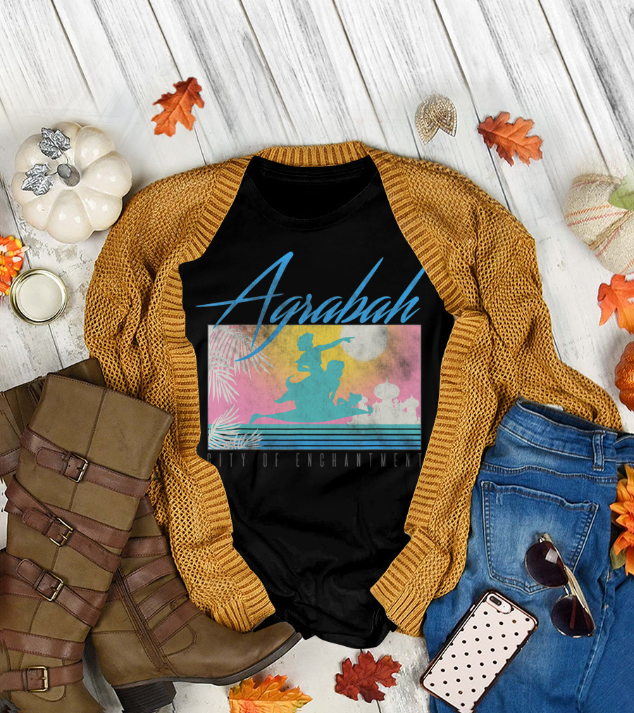 Agrabah Aladdin Jasmine Magic Carpet City Of Enchantment T-Shirt