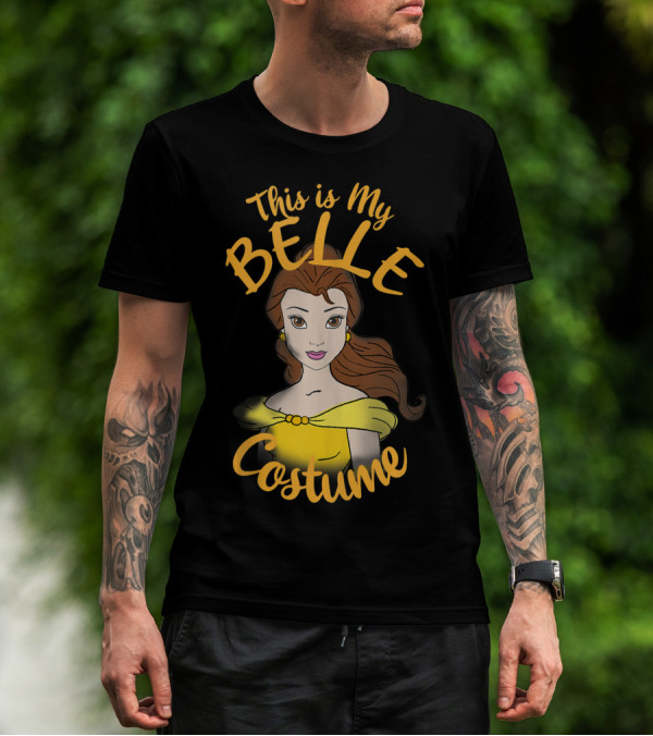 Disney Beauty And The Beast This Is My Belle Costume Halloween T-Shirt