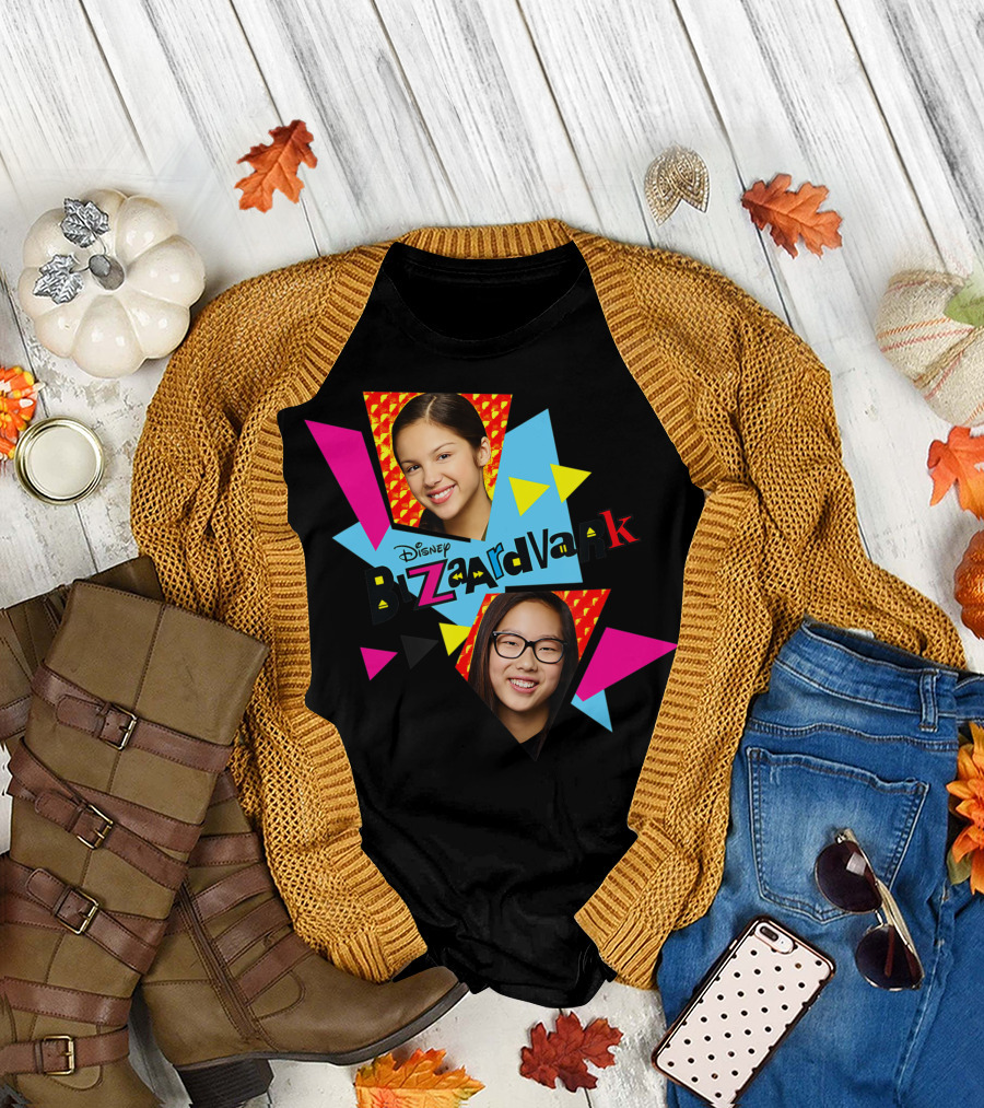 Disney Channel Bizaardvark Colorful Geometric T-Shirt