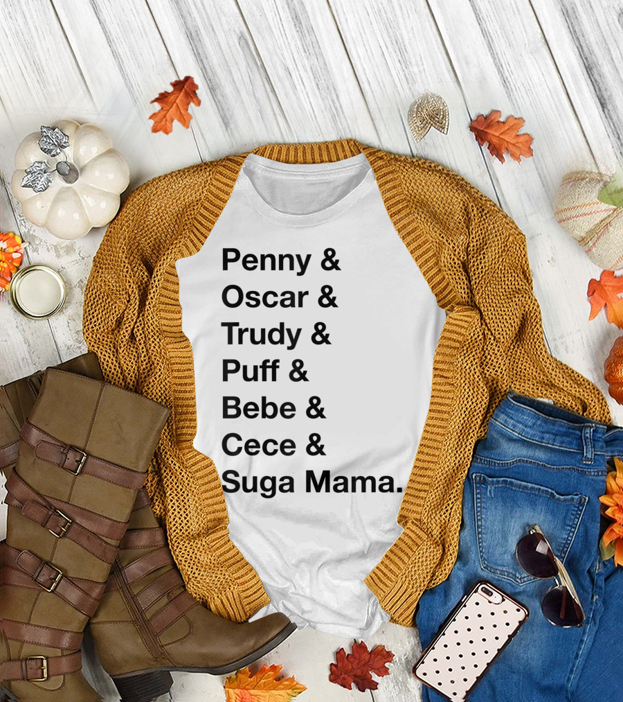 Disney Channel The Proud Family Penny Oscar Trudy Puff Bebe Cece Suga Mama T-Shirt
