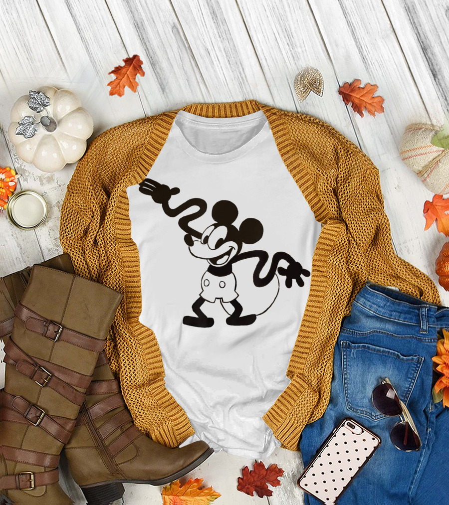 Disney Classic Mickey Mouse Crazy Arms T-Shirt