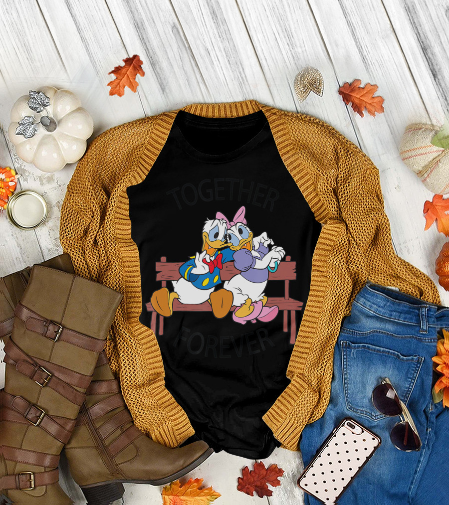 Disney Donald Duck and Daisy Duck Together Forever T-Shirt