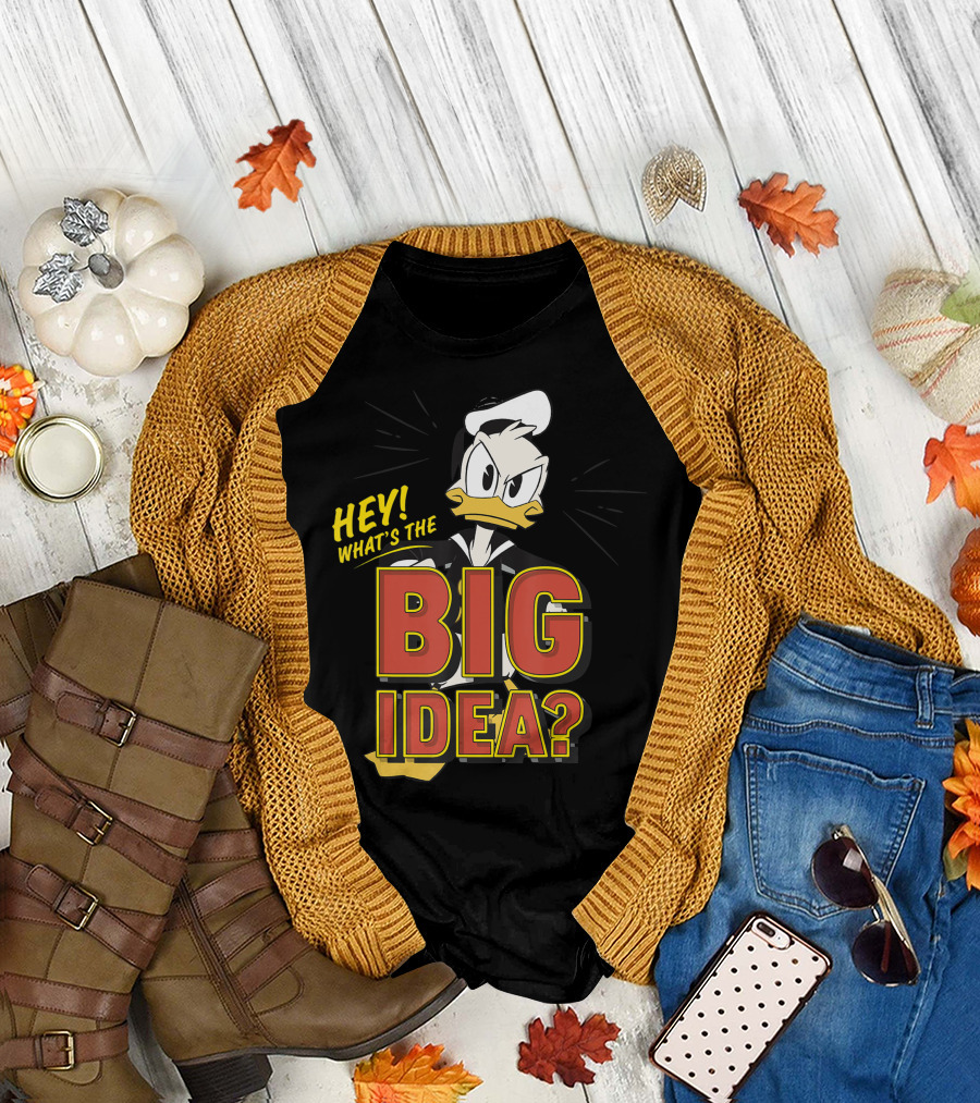 Disney Ducktales Donald Duck Hey What's The Big Idea? T-Shirt