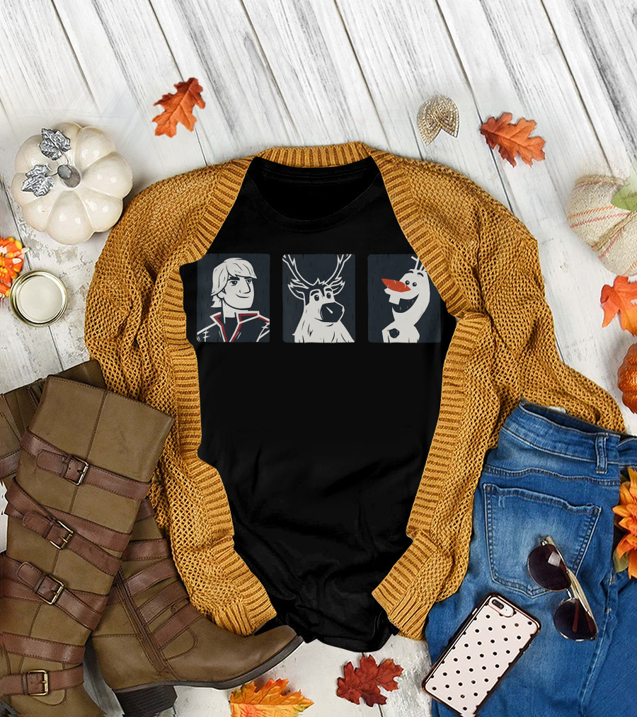 Disney Frozen 2 Kristoff Sven Olaf Trio T-Shirt