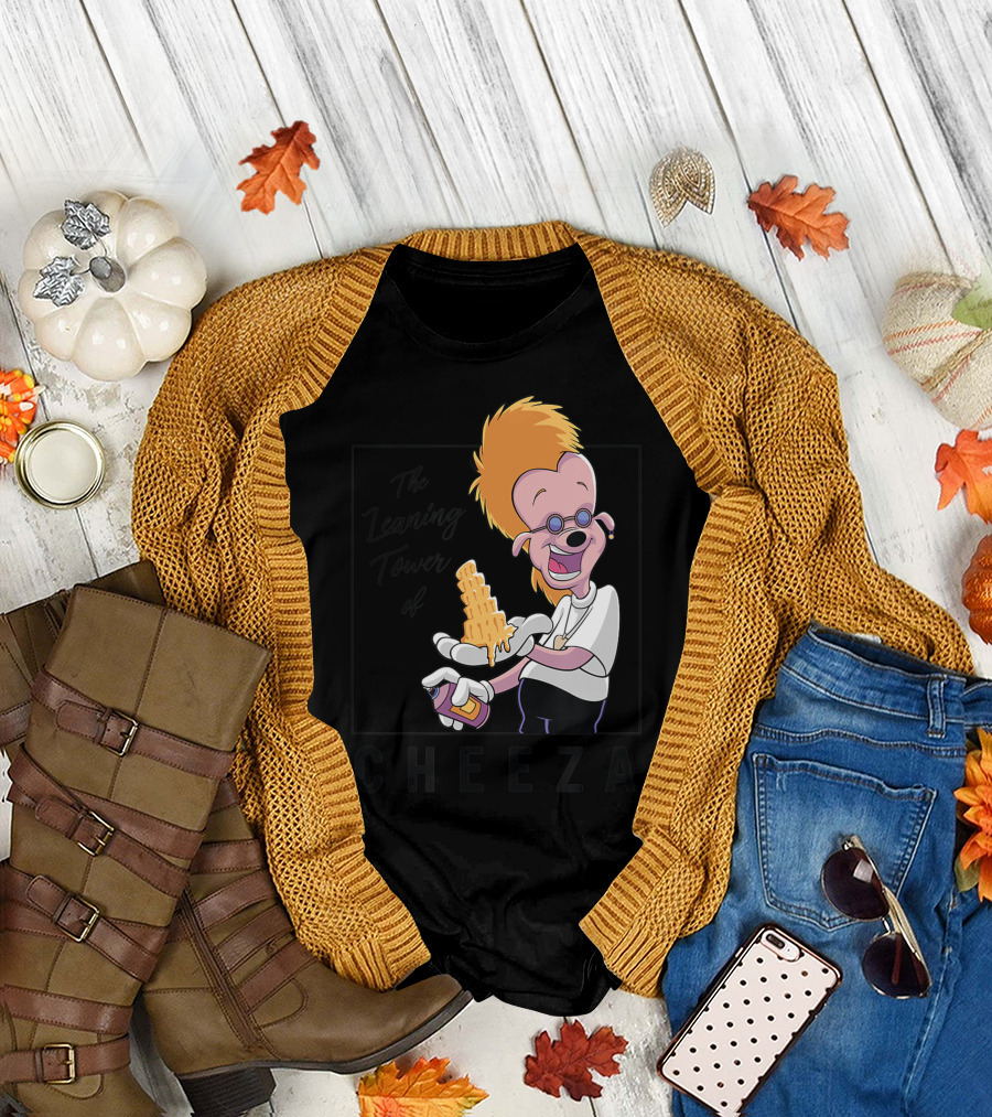 Disney Goofy Movie The Leaning Tower of Cheeza T-Shirt