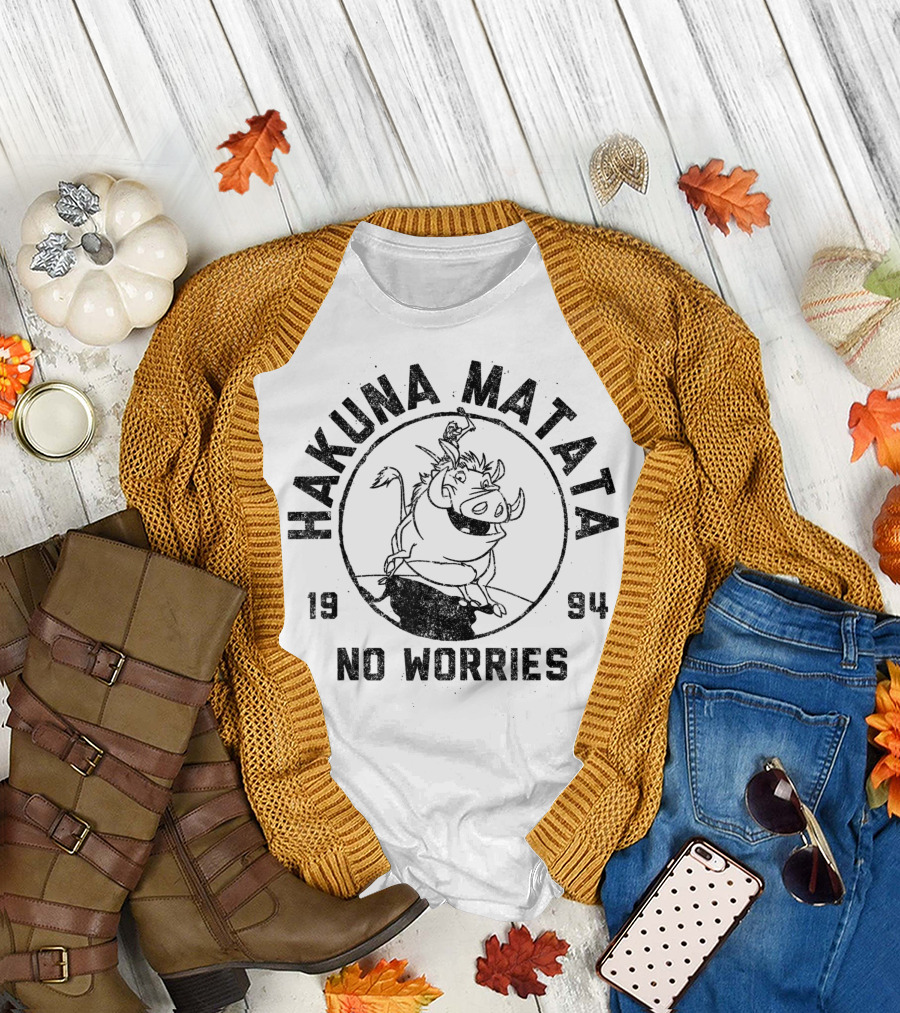 Disney The Lion King 1994 Hakuna Matata No Worries T-Shirt