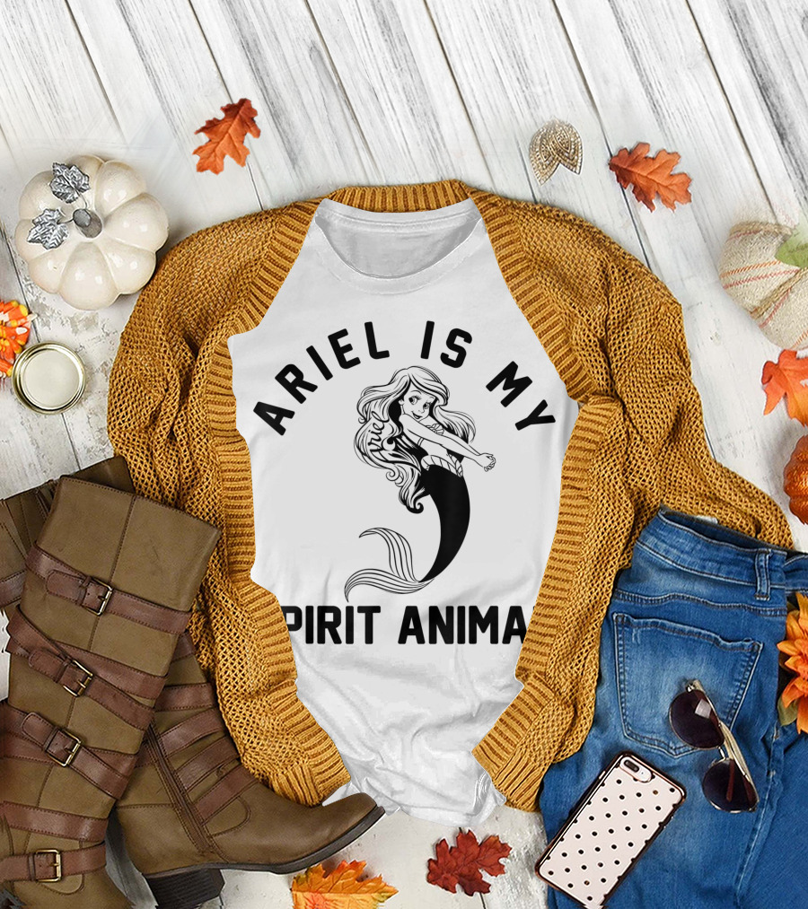 Disney The Little Mermaid Ariel Is My Spirit Animal T-Shirt