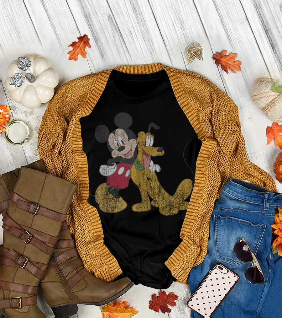Disney Mickey And Friends Mickey And Pluto Best Buds T-Shirt