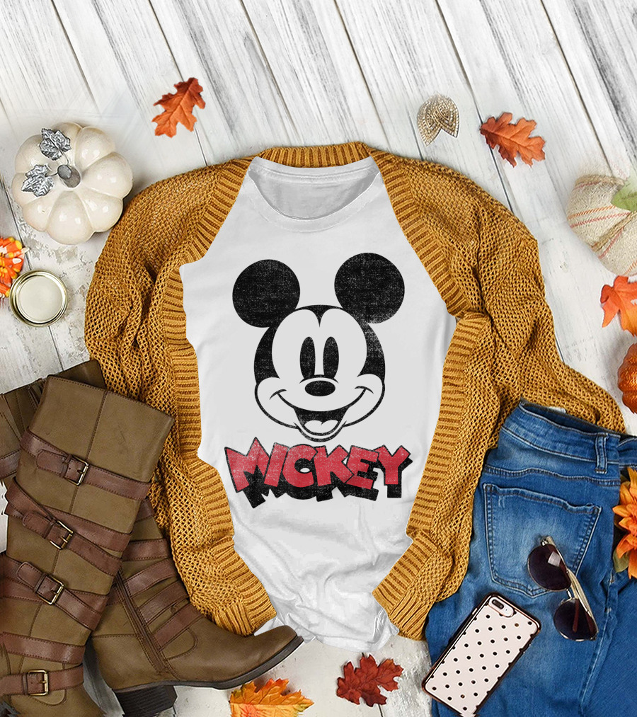 Disney Mickey And Friends Mickey Big Face T-Shirt