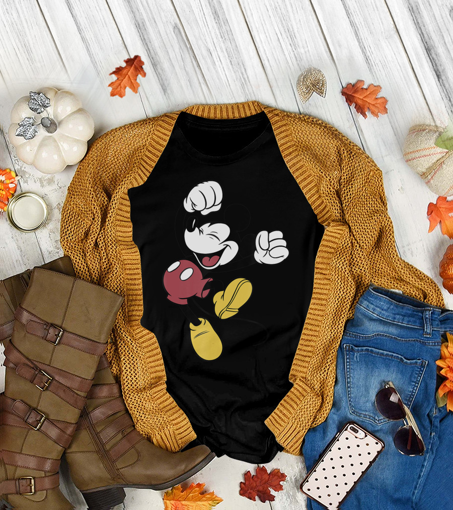 Disney Mickey Mouse Joyful Leap T-Shirt