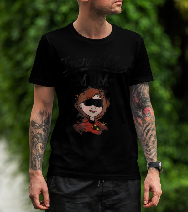 Incredible Mom Disney Pixar Incredibles 2 Sketch T-Shirt