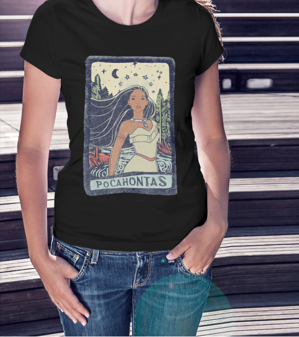 Disney Pocahontas Rivers And Stars Scene T-Shirt