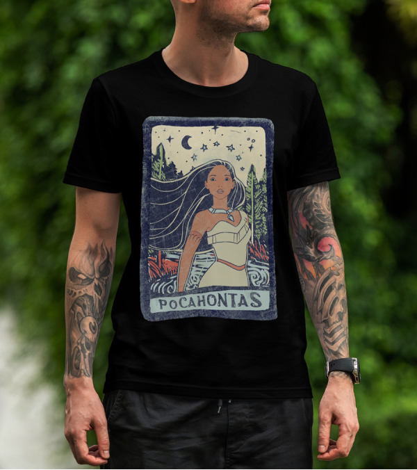 Disney Pocahontas Rivers And Stars Scene T-Shirt