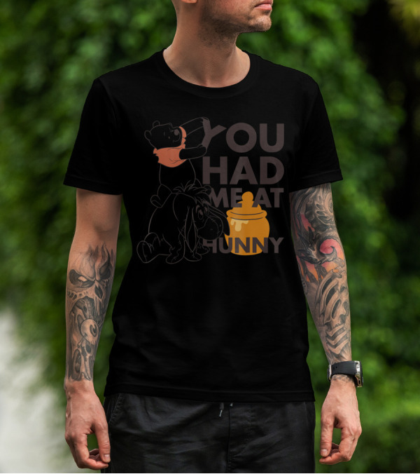 Disney Pooh You Had Me At Hunny With Eeyore And Honey Pot T-Shirt