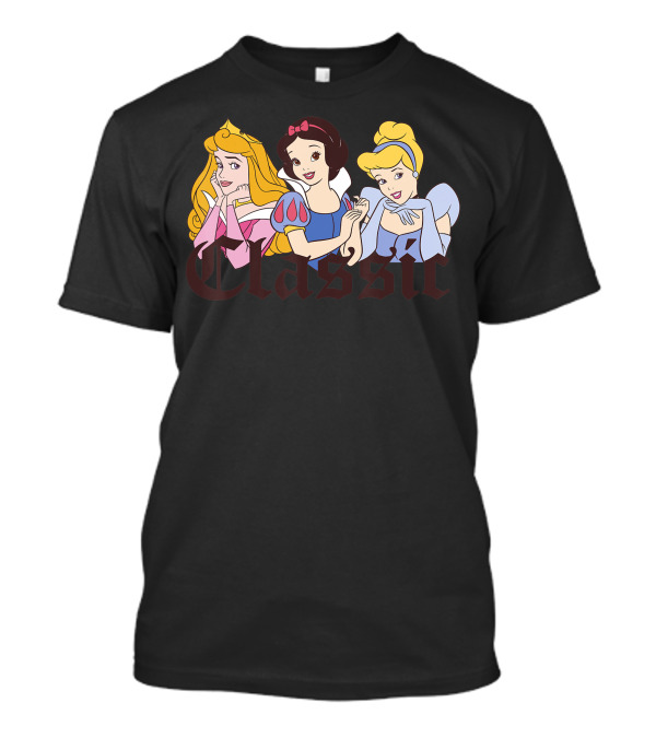 Classic Disney Princess Aurora Snow White Cinderella T-Shirt