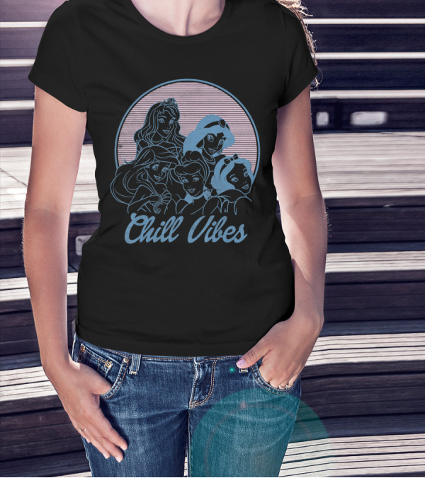 Disney Princess Chill Vibes Group Shot T-Shirt