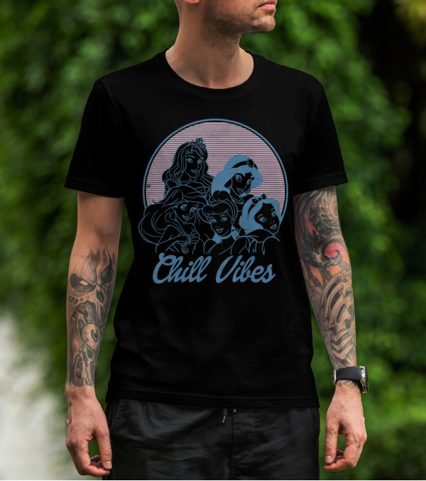 Disney Princess Chill Vibes Group Shot T-Shirt