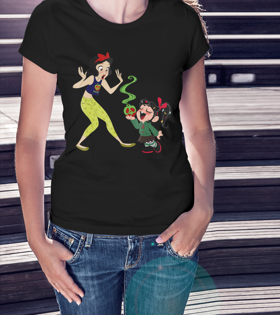 Disney Ralph Breaks The Internet Snow White Poison Apple Vanellope T-Shirt