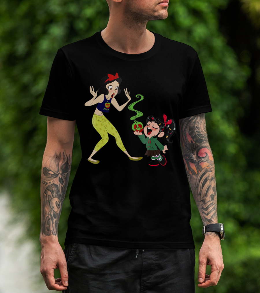 Disney Ralph Breaks The Internet Snow White Poison Apple Vanellope T-Shirt