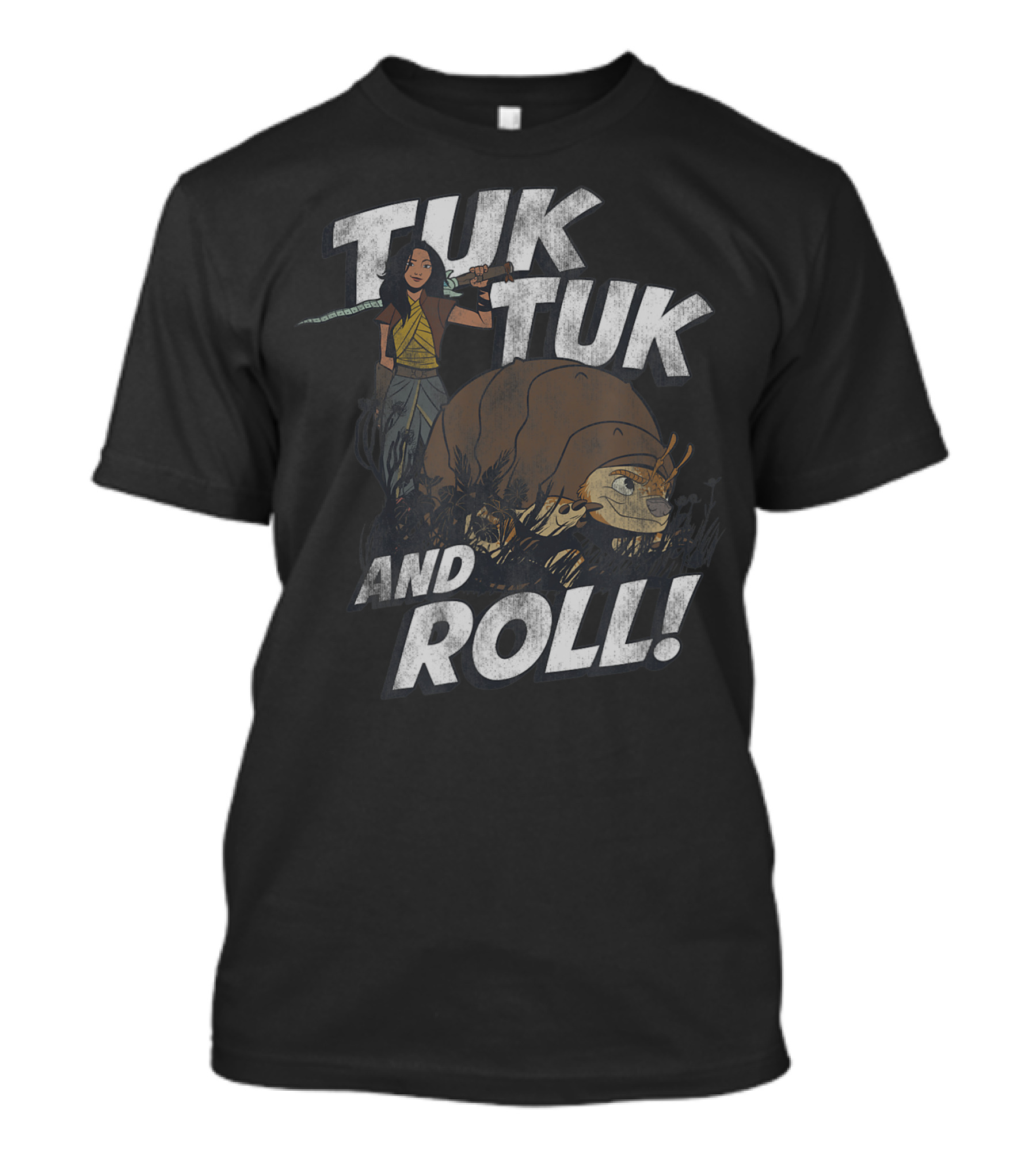 Disney Raya And The Last Dragon Tuk Tuk And Roll Adventure T-Shirt