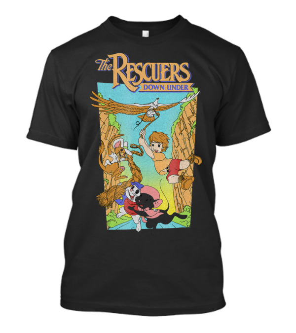 The Rescuers Down Under Cody And Eagle Adventure T-Shirt