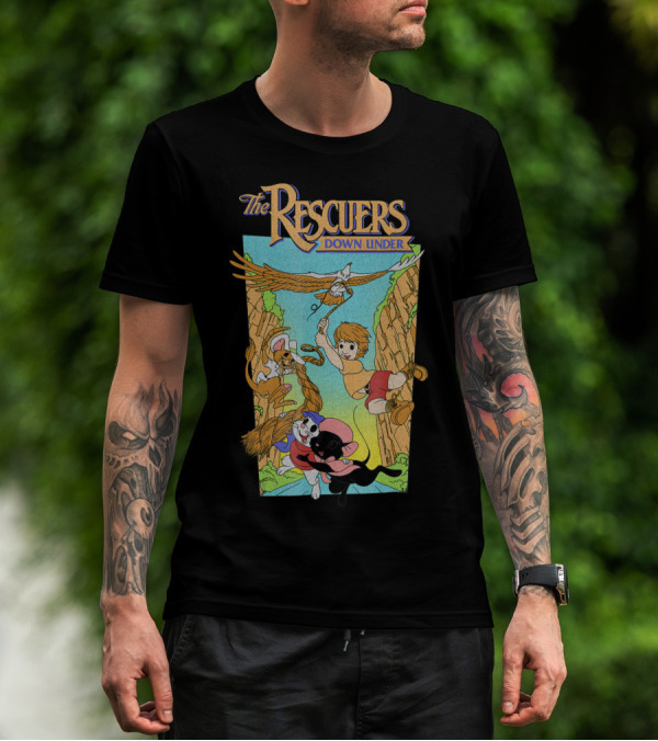 The Rescuers Down Under Cody And Eagle Adventure T-Shirt