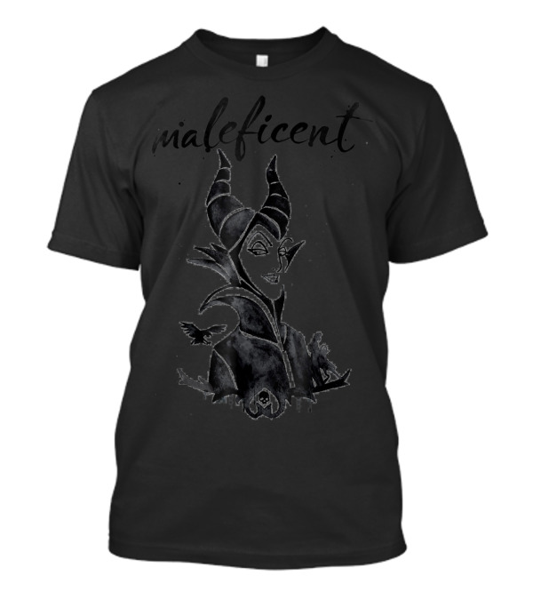 Maleficent Disney Sleeping Beauty Dark Painted T-Shirt
