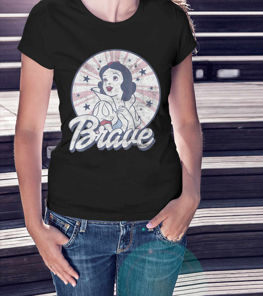 Disney Snow White Americana Brave Stars T-Shirt