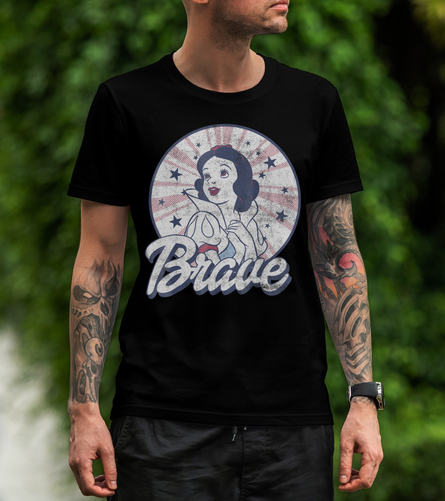Disney Snow White Americana Brave Stars T-Shirt