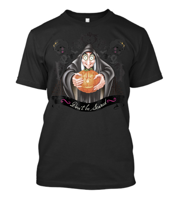Disney Snow White Evil Queen Don't Be Scared Halloween Pumpkin T-Shirt