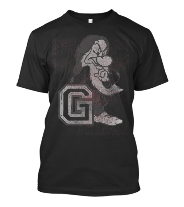 Disney Snow White Grumpy G Varsity Letter T-Shirt