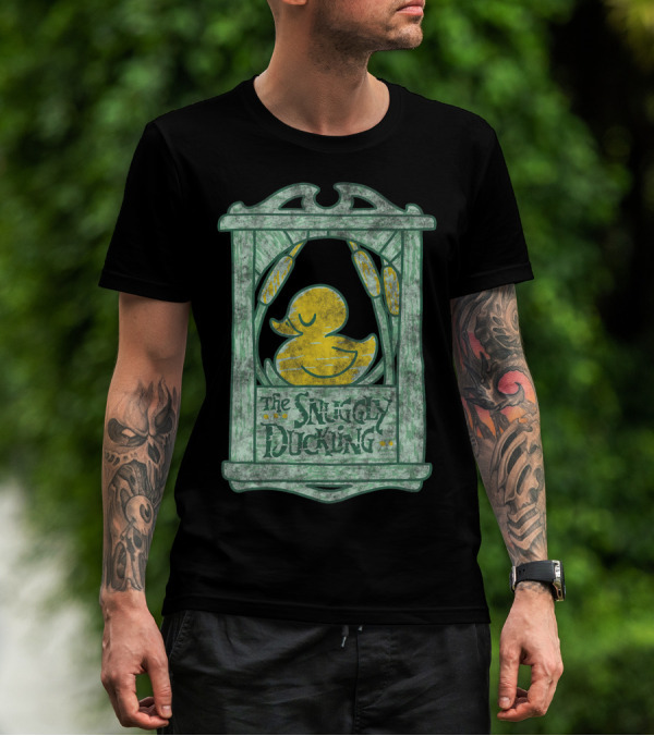 The Snuggly Duckling Disney Tangled Sign Classic Frame T-Shirt