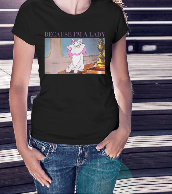 Disney The Aristocats Marie Because I'm A Lady Classic Scene T-Shirt