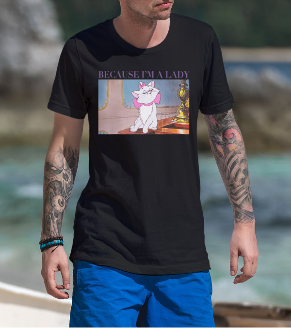 Disney The Aristocats Marie Because I'm A Lady Classic Scene T-Shirt