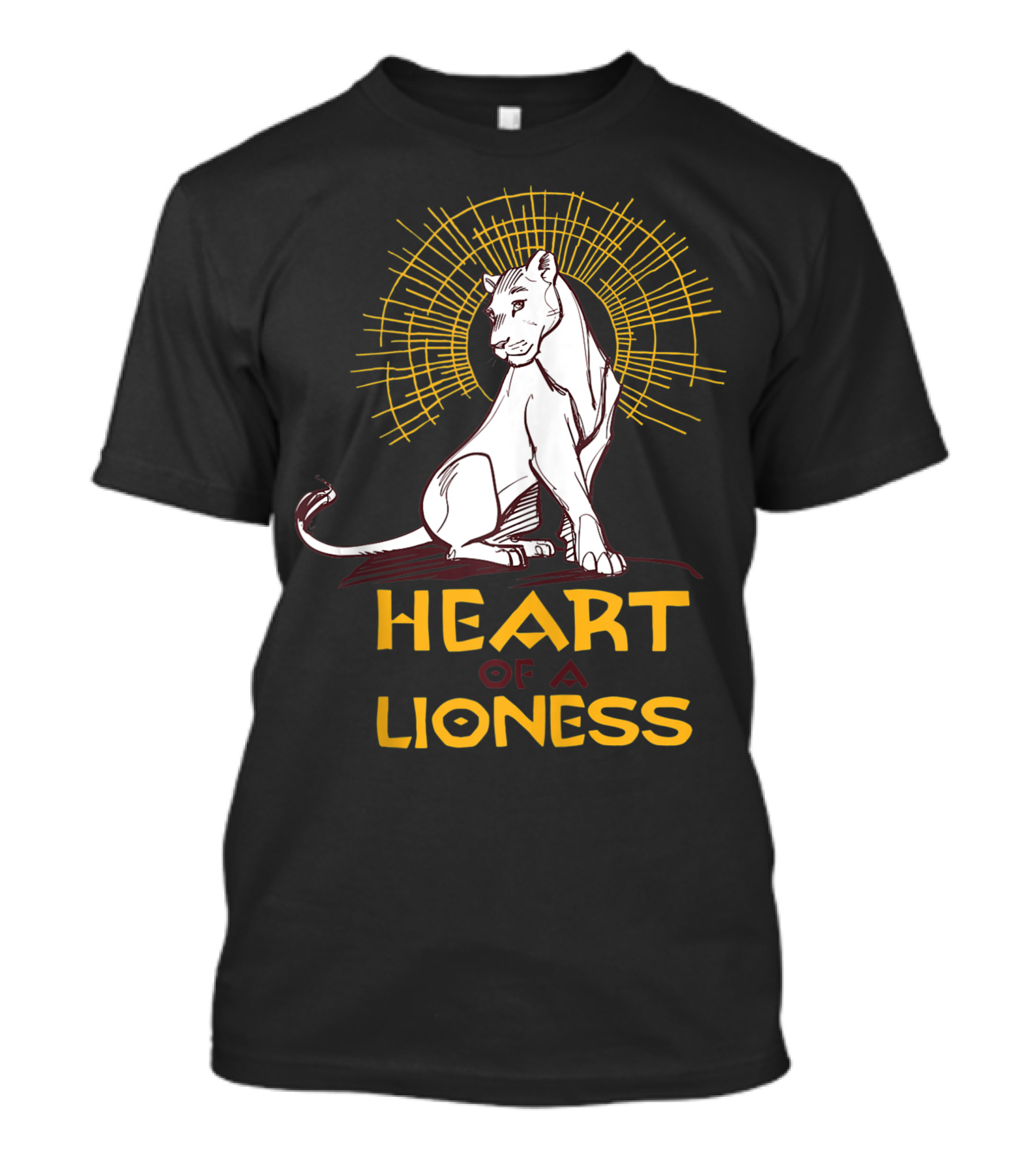 Disney The Lion King Live Action Nala Heart Of A Lioness Sunburst T-Shirt
