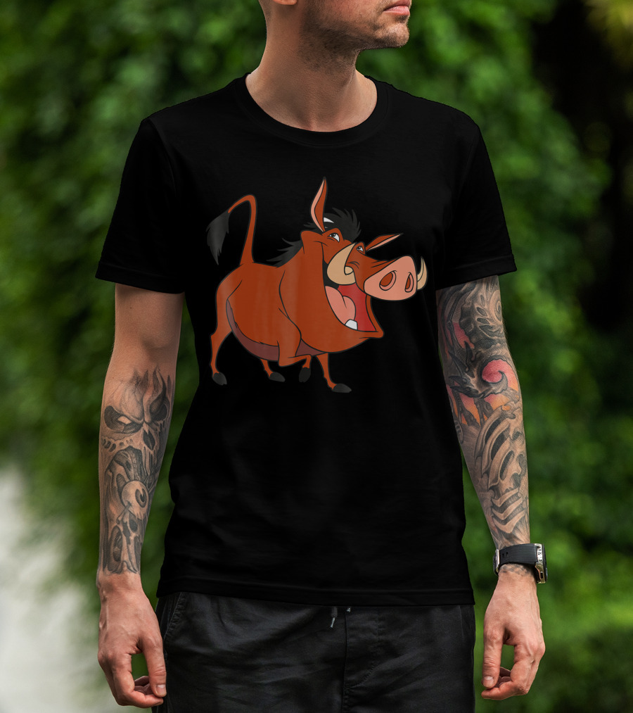Disney The Lion King Pumbaa Character T-Shirt