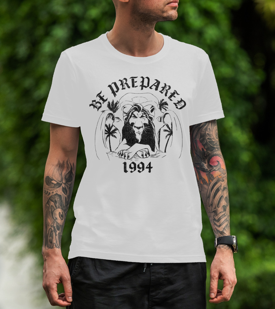 Be Prepared 1994 Disney The Lion King Scar T-Shirt