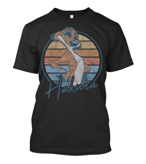 Disney The Lion King Timon Hakuna Vintage Sunset T-Shirt